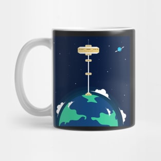 Flat Space Elevator  Mug